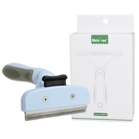 Cat Dog Pet Hair Trimmer Pet Shaving Razor Pet Comb (Option: Blue)